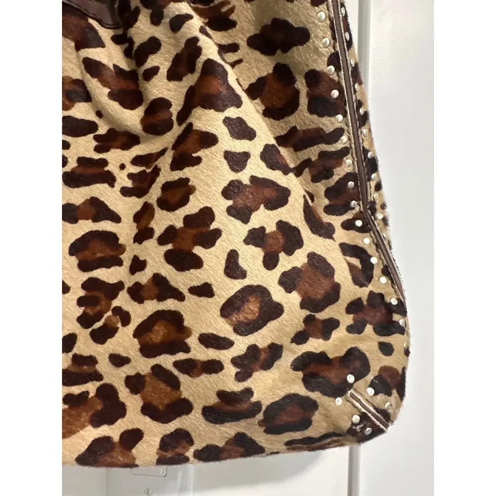 Michael Kors Astrid Cheetah Pattern Calf Hair Tote